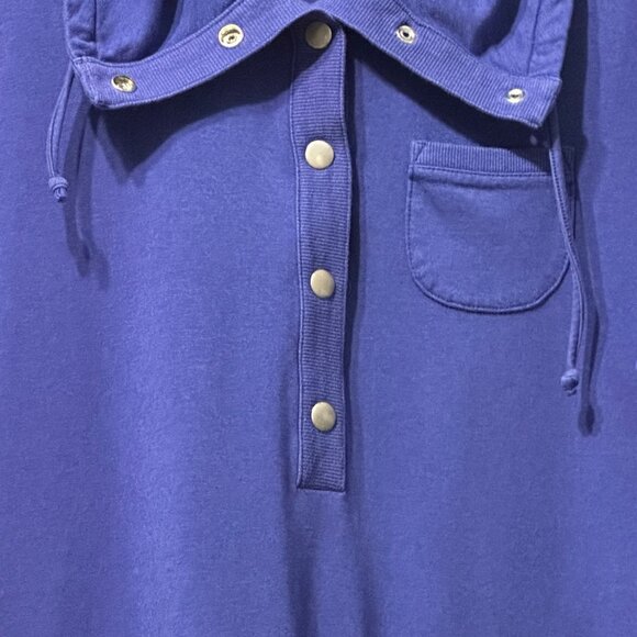 Chico’s Zenergy women’s size 3 blue drawstring waist and neck dress or tunic - Picture 2 of 8